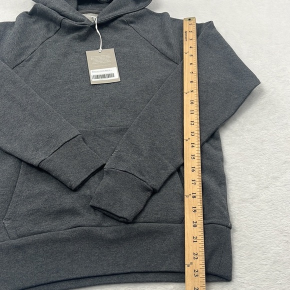 NWT Everlane Organic Cotton Gray Track Hoodie Unisex , XS, S, M - Picture 6 of 16